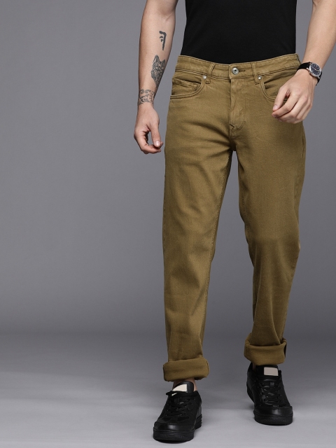 

Louis Philippe Jeans Men Khaki Slim Fit Low-Rise Stretchable Jeans