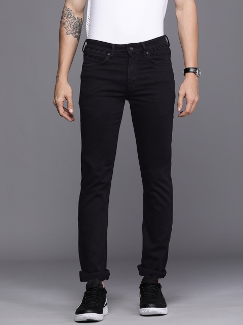 

Louis Philippe Jeans Men Black Slim Fit Low-Rise Stretchable Jeans