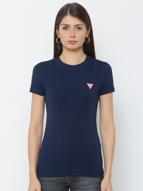 

GUESS Women Blue Outdoor T-shirt