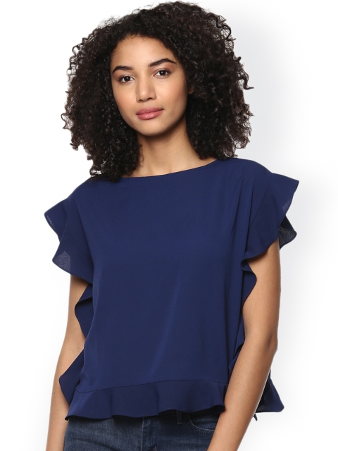 

Harpa Navy Top, Navy blue