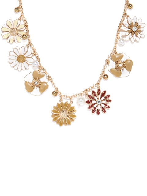 

Kazo Gold-Toned Floral Necklace