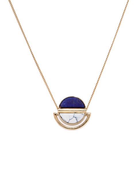 

Kazo Gold-Toned & Blue Necklace