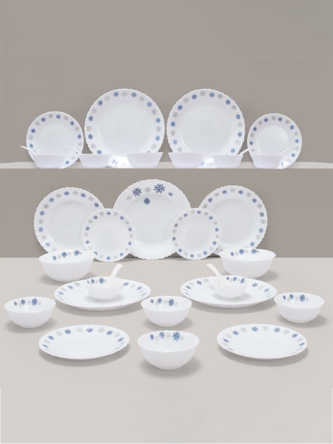 

Athome by Nilkamal Multicoloured 33 Pieces Dinner Set, Multi