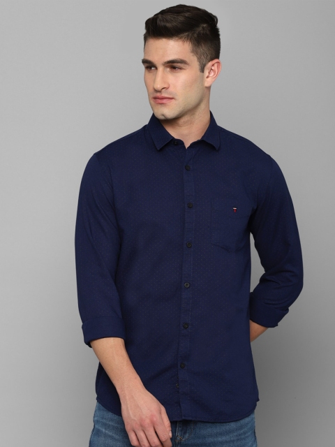 

Louis Philippe Sport Men Navy Blue Slim Fit Casual Shirt