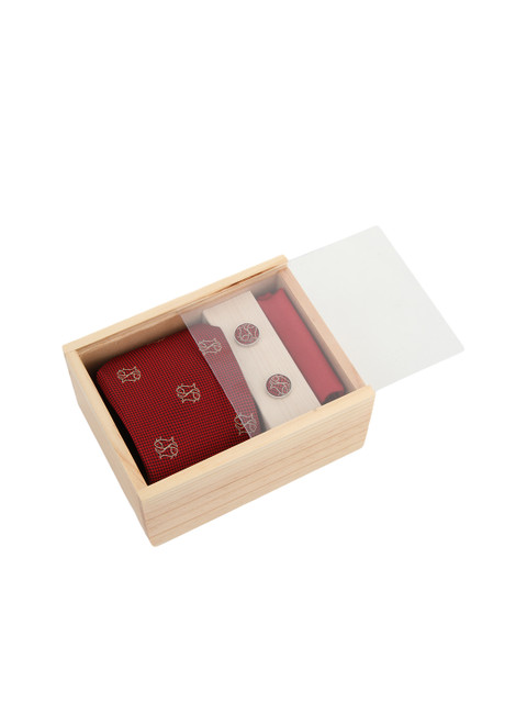 

Alvaro Castagnino Men Maroon Accessory Gift Set