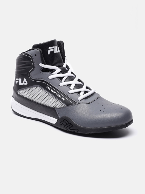 

FILA Men Black Perforations PU Sneakers