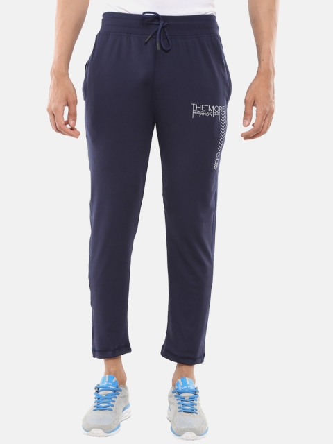 

V-Mart Men Navy Blue Solid Track Pants