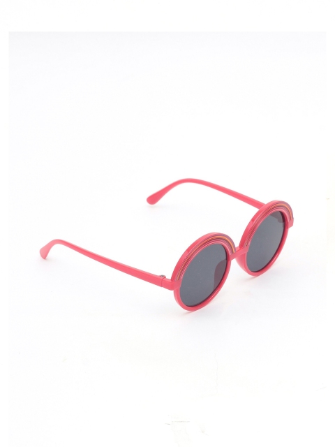 

Lil Lollipop Unisex Kids Grey Lens & Red Round Sunglasses with UV Protected Lens