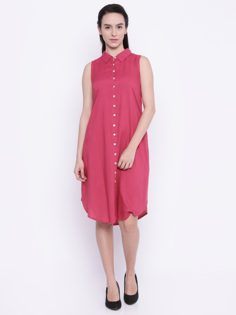 

AND Pink Shirt Dress