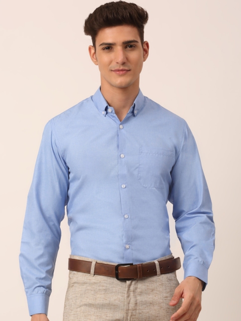 

JAINISH Men Blue Standard Formal Shirt