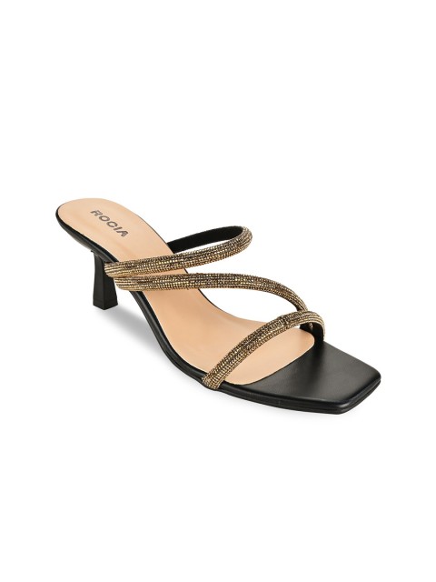 

Rocia Women Gold-Toned Ethnic Comfort Sandals