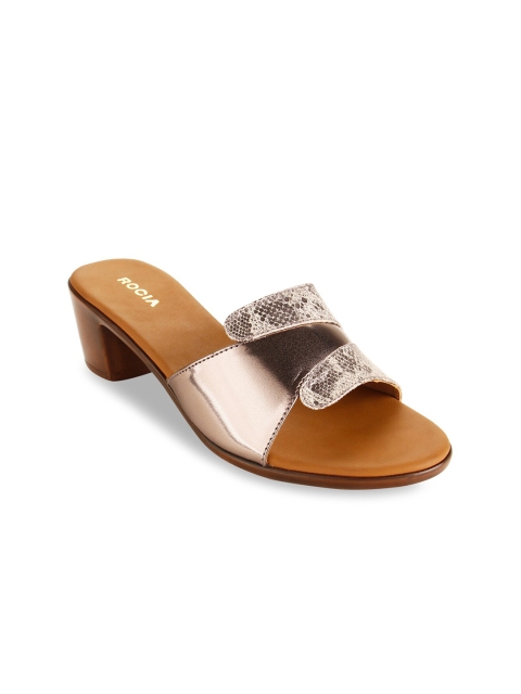 

Rocia Women Gunmetal-Toned Clogs Sandals, Metallic
