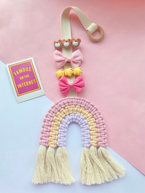 

KICKS & CRAWL Girls Pink & Blue Hair Accessory Set of