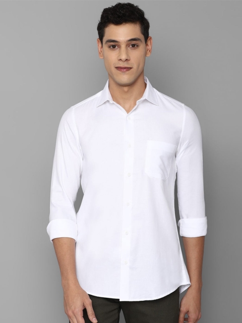 

Allen Solly Men White Slim Fit Casual Shirt