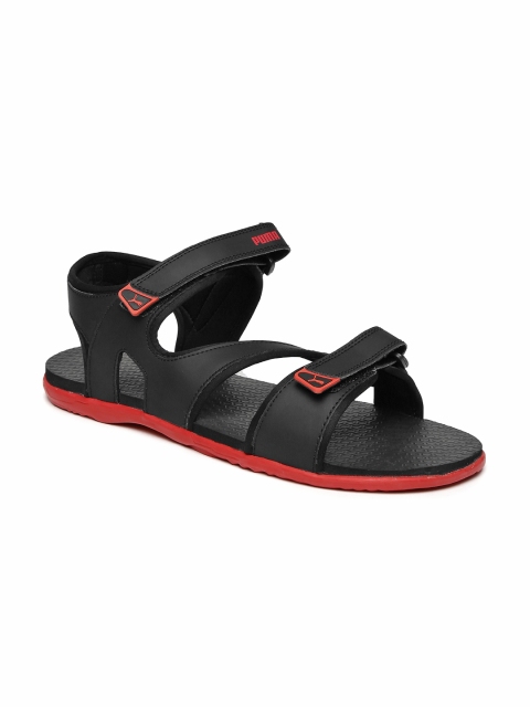 PUMA Men Black Elego 2 IDP Sports Sandals available at myntra for Rs.919