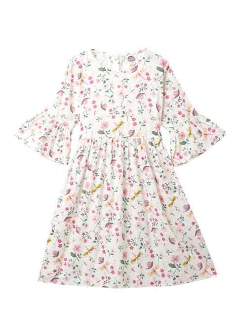 

Cub McPaws Off White Floral Dress