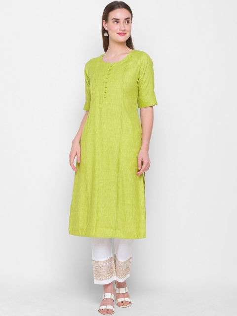 

ZOLA Women Green Kurta