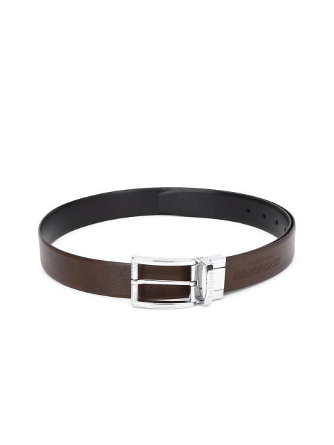 

Van Heusen Men Black Leather Formal Belt