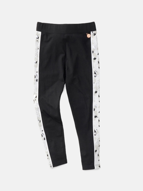

Angel & Rocket Girls Black Solid Ankle-Length Leggings