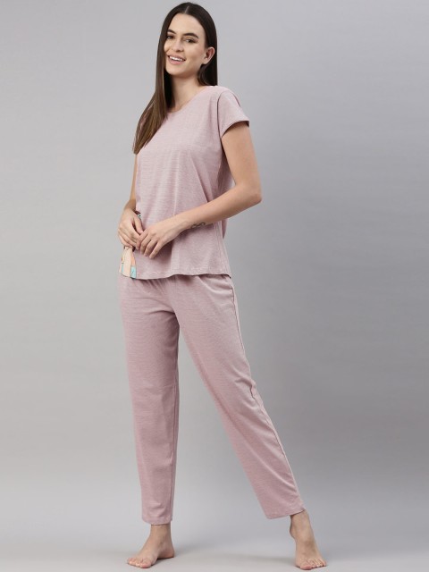 

GOLDSTROMS Women Grey Printed Night suit