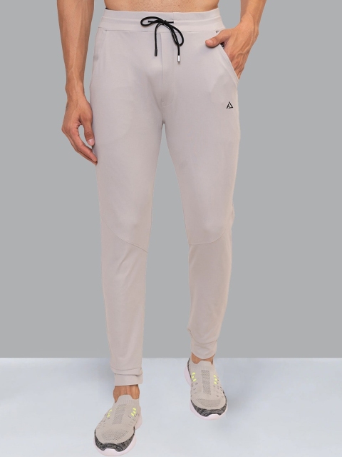 

AVOLT Men Grey Solid Slim Fit Cotton Joggers