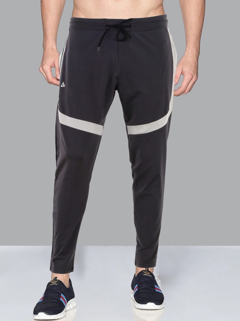 

AVOLT Men Black Solid Slim Fit Cotton Track Pants
