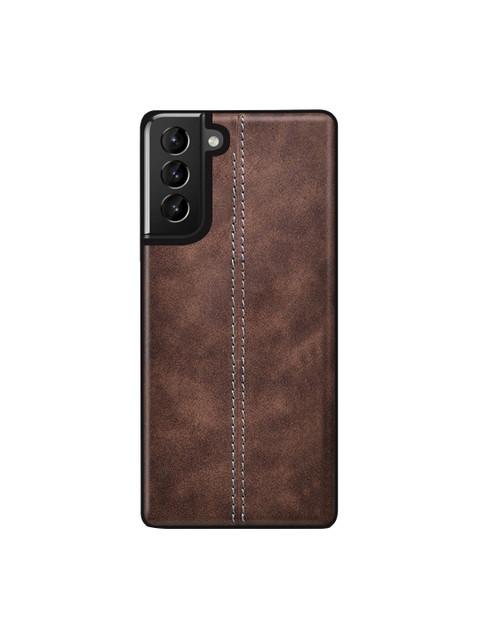 

TREEMODA Brown Samsung Galaxy S22 Leather Back Case