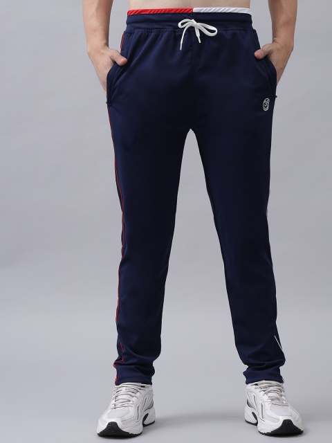 

39 THREADS Men Navy Blue Solid Track Pants
