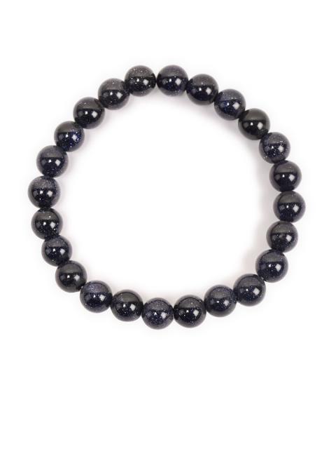 

BuckleUp Unisex Black Beaded Bracelet