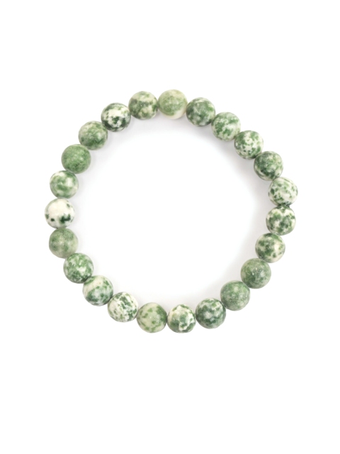 

BuckleUp Unisex Green Agate Handcrafted Bracelet