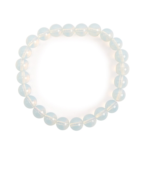 

BuckleUp Unisex Transparent Crystals Handcrafted Bangle-Style Bracelet