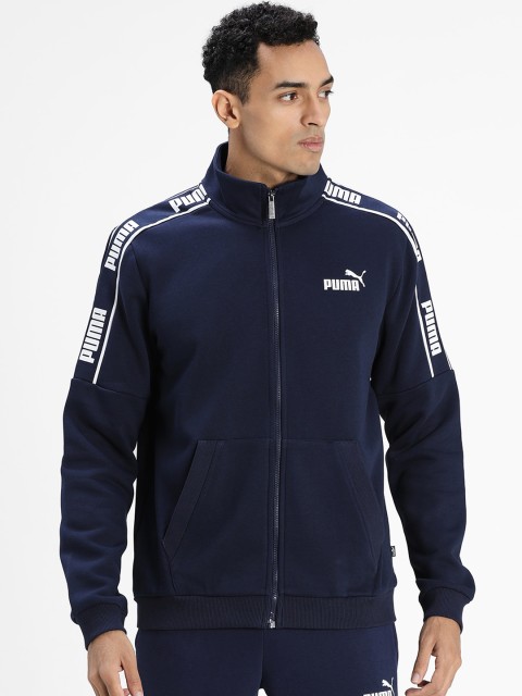 

Puma Men Blue Solid Amplified Cotton Tracksuits