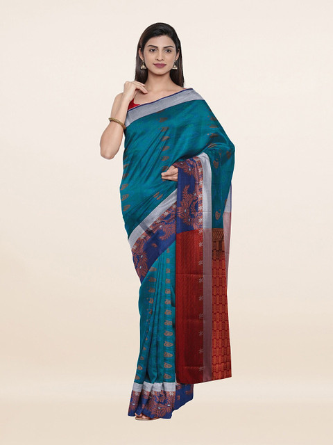 

Pothys Women Blue Sarees