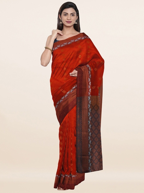 

Pothys Women Orange Sarees