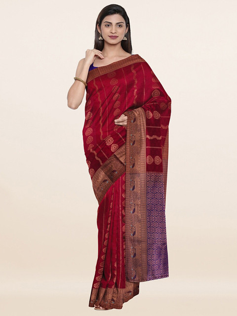 

Pothys Women Pink Sarees