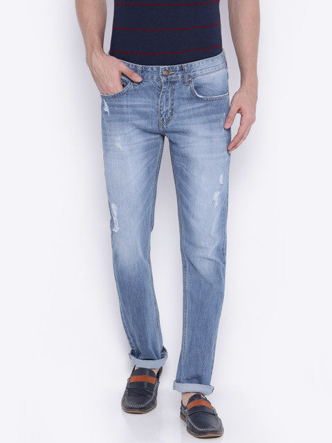

American Crew Men Blue Straight Fit Jeans