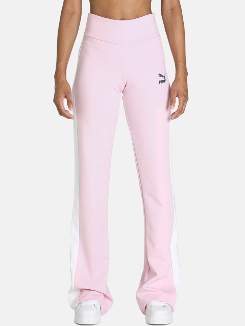 

Puma Women Pink Solid Relaxed-Fit Track Pants