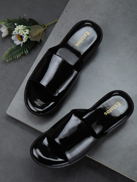 

ESTATOS Women Black Sandals