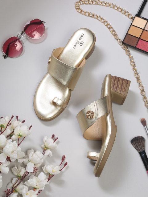 

pelle albero Women Gold Sandals