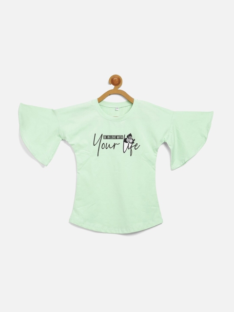 

V2 Value & Variety Green Print Top