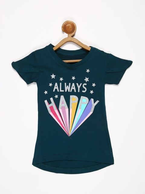 

V2 Value & Variety Green Print Top