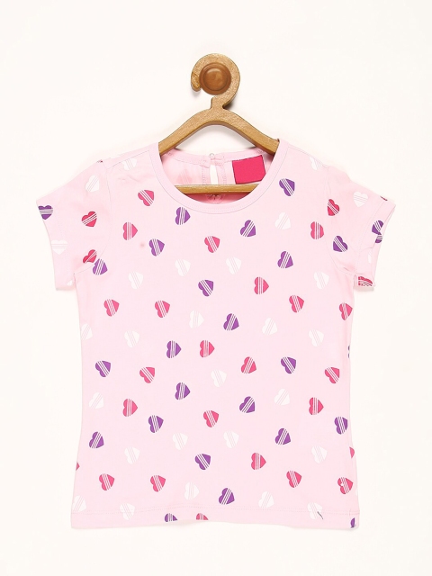 

V2 Value & Variety Pink Print Blouson Top