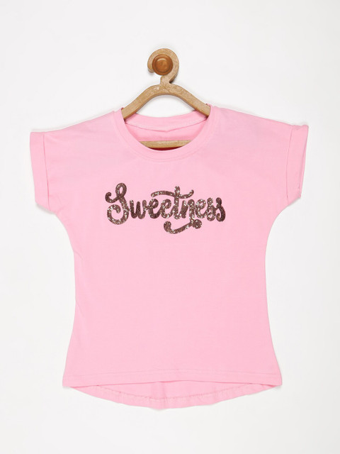 

V2 Value & Variety Pink Extended Sleeves Top