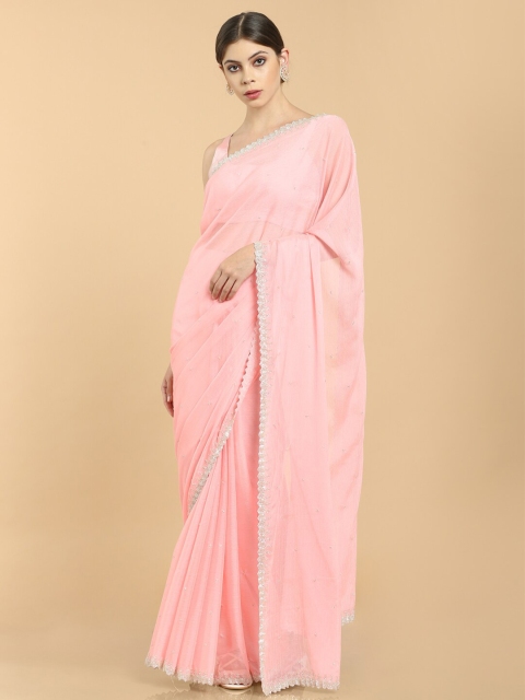 

Soch Women Pink Sarees