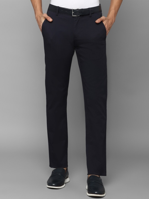 

Allen Solly Men Navy Blue Slim Fit Trousers