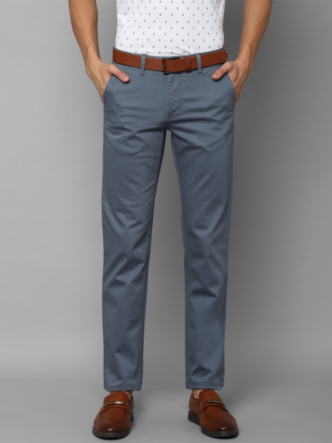 

Louis Philippe Sport Men Grey Textured Slim Fit Trousers