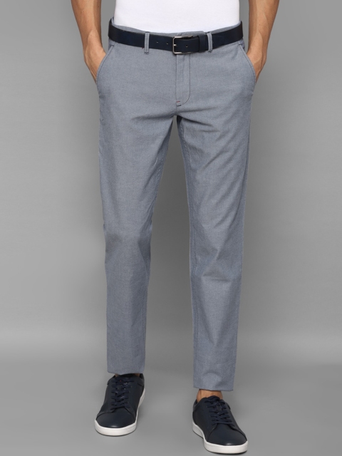 

Louis Philippe Sport Men Blue Textured Slim Fit Trousers
