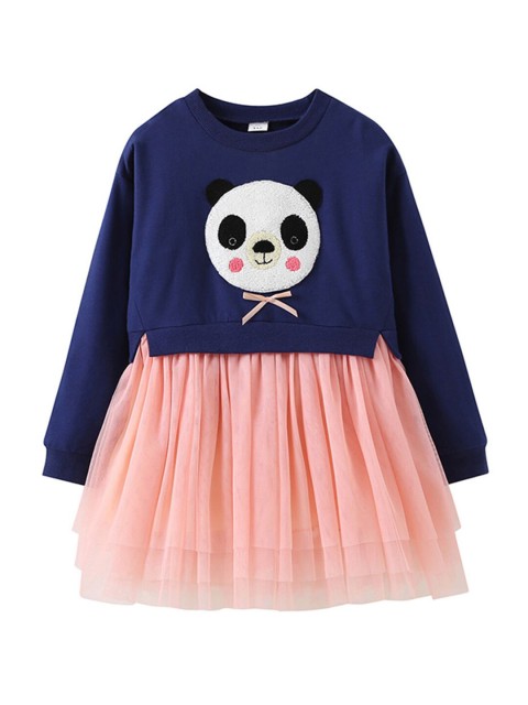 

Hopscotch Girls Navy Blue Applique T-shirt