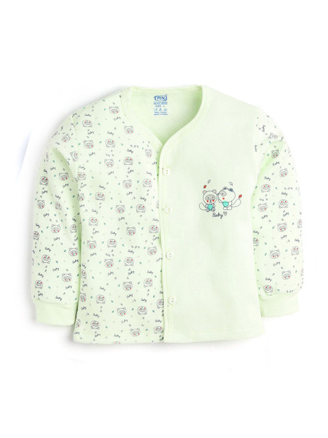 

Hopscotch Kids Lime Green Printed Jabla