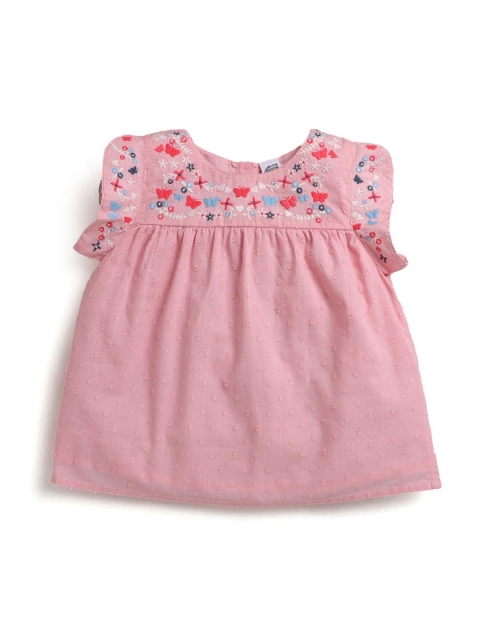 

Hopscotch Girls Pink Embellished Top